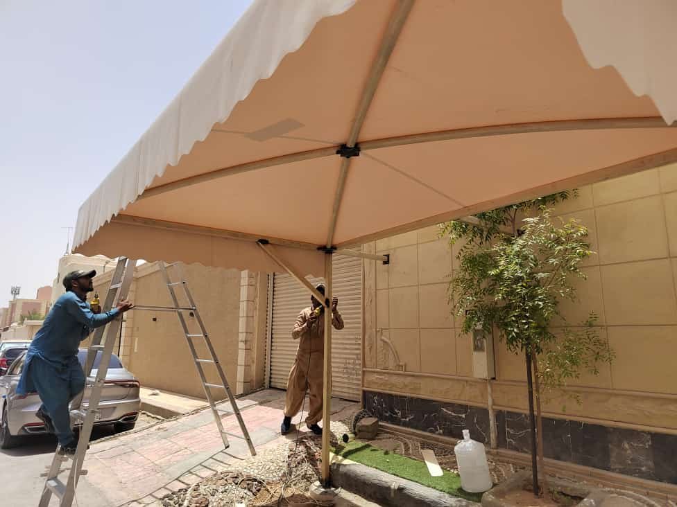 مظلات اسطح منازل مظلات اسطح الرياض
